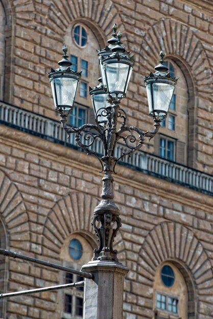 Luminárias do Palazzo Pitti