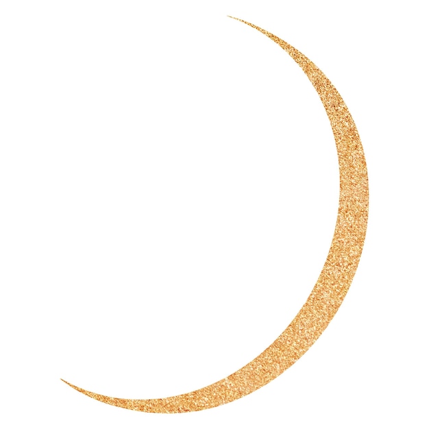 Luna creciente png ilustración espiritual fondo transparente