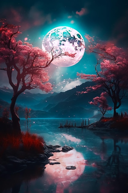 la luna y la luna