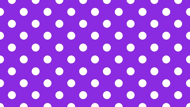 Lunares de color blanco sobre fondo azul violeta violeta.