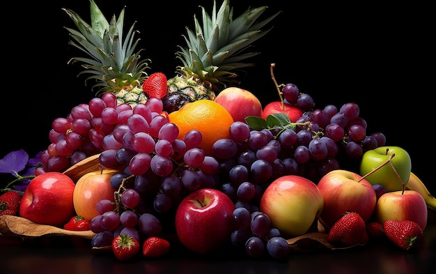 Luscious Fruit Assortment Generative por Ai