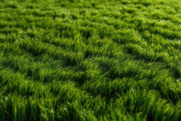 Foto lush faux grass background inteligência artificial gerativa