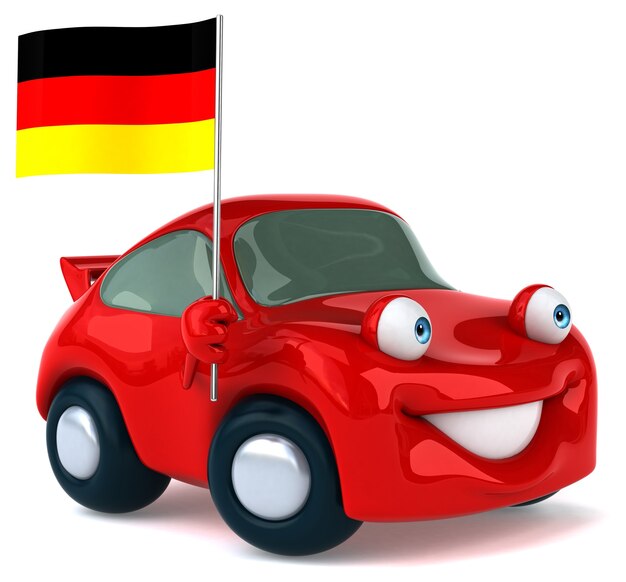 Lustige Autoanimation