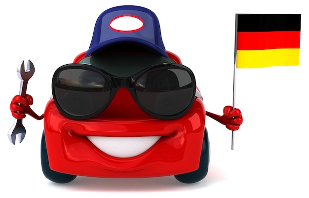 Lustige Autoanimation