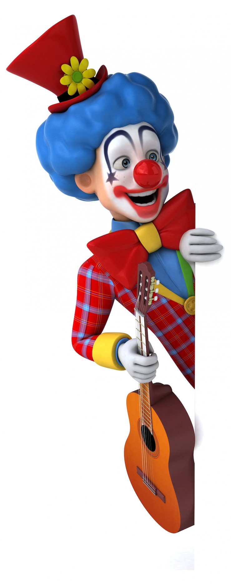 Foto lustige clown-animation