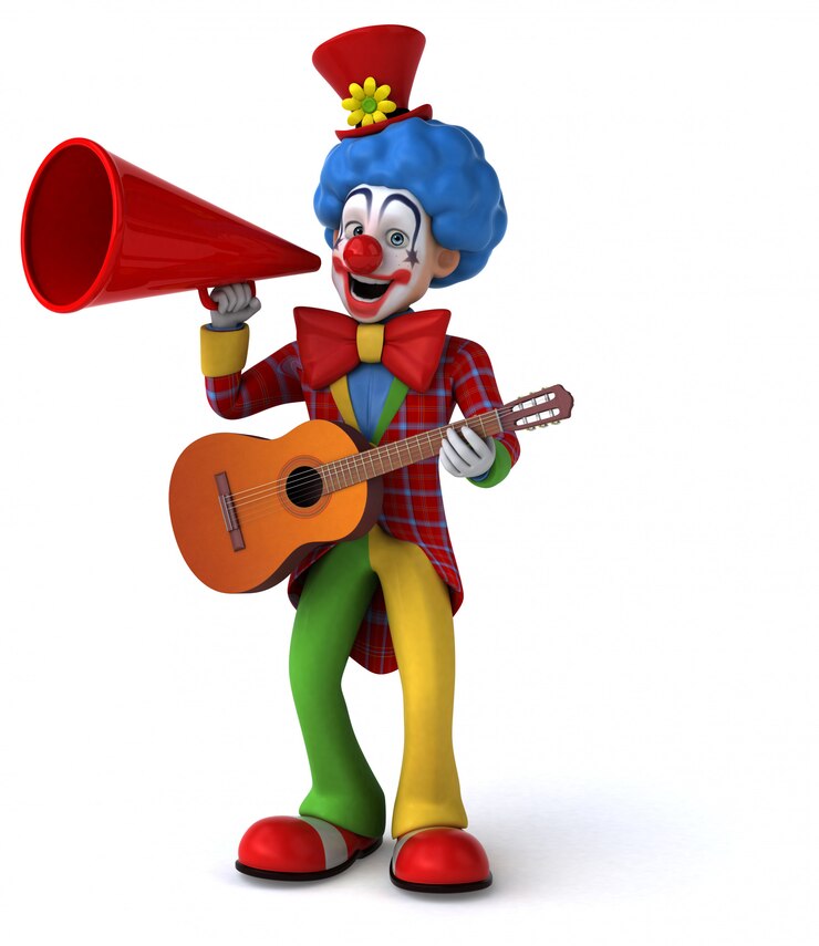 Foto lustige clown-animation