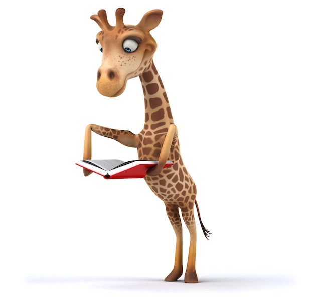 Lustige Giraffe