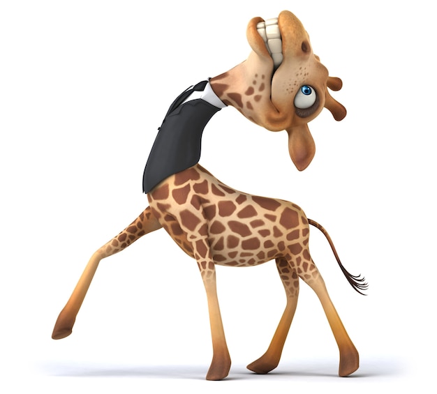 Lustige Giraffe