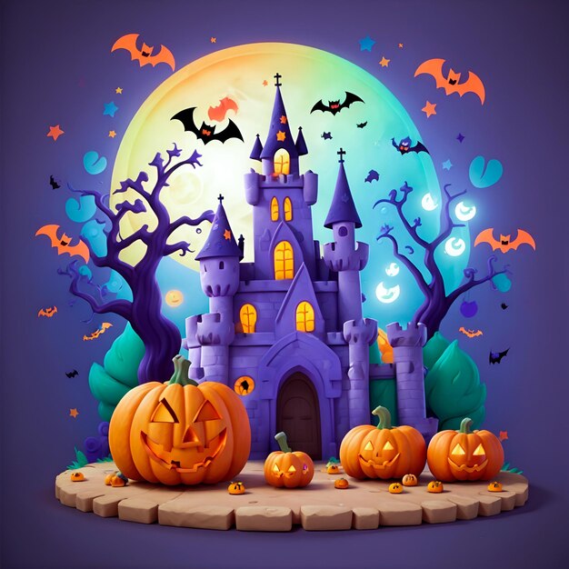 lustige Halloween-Illustrationen