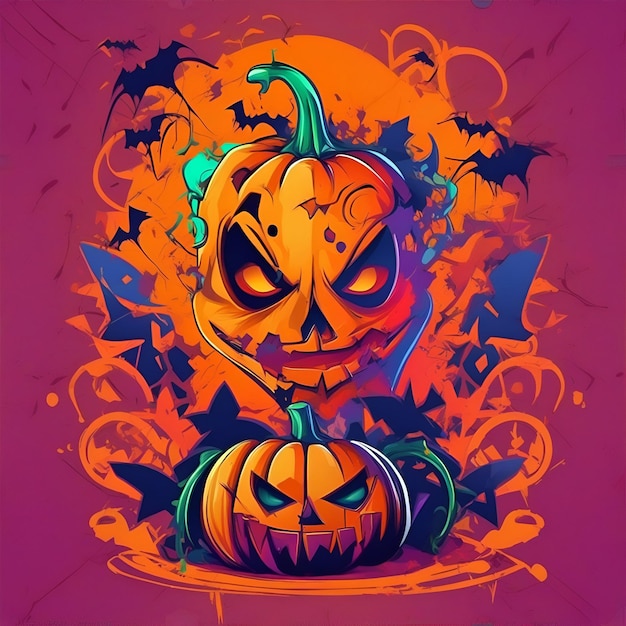 lustige Halloween-Illustrationen