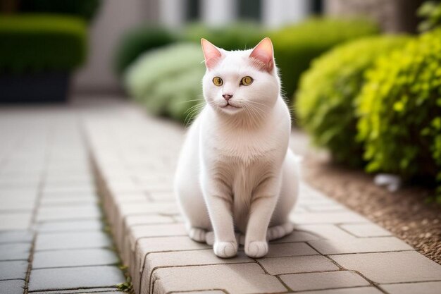 Foto lustige katze ginger haustier steuer roboter staubsauger intelligentes tier modernes drahtloses haushaltsgerät