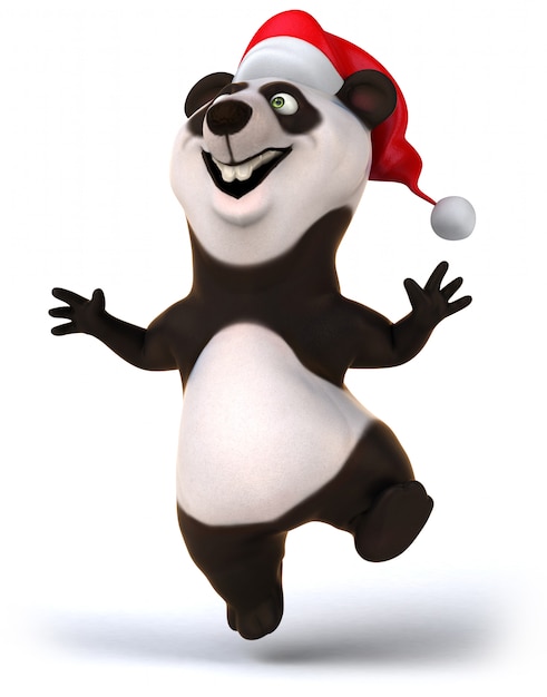 Lustige Panda-Animation