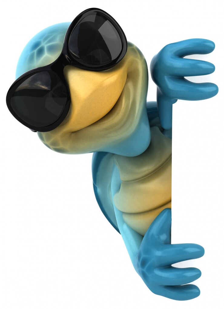 Foto lustige schildkrötenanimation