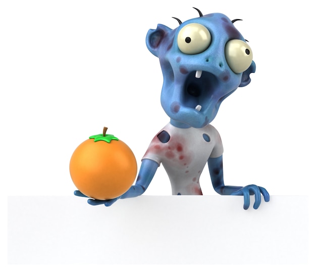 Lustige Zombie-Animation