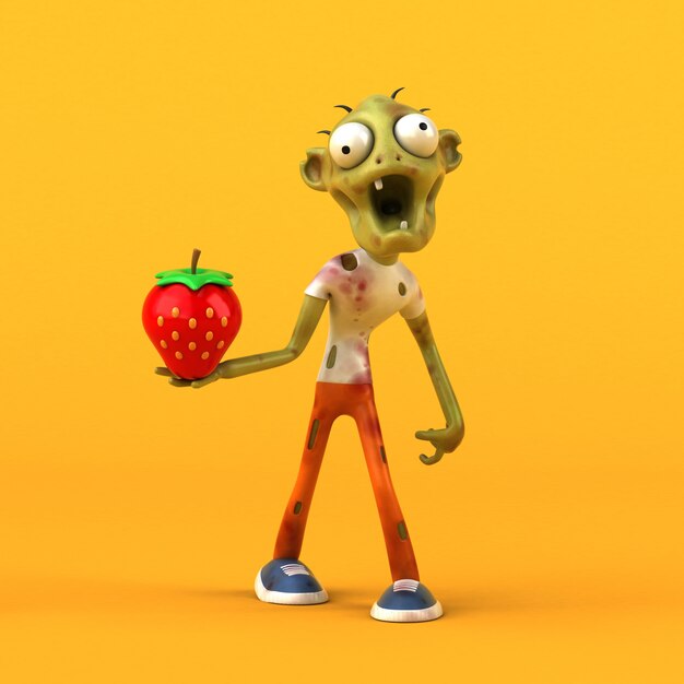 Lustige Zombie-Animation