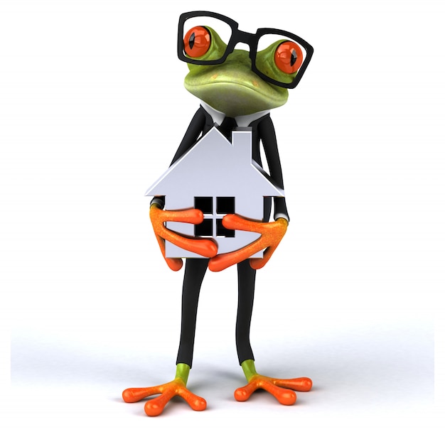 Lustiger Frosch