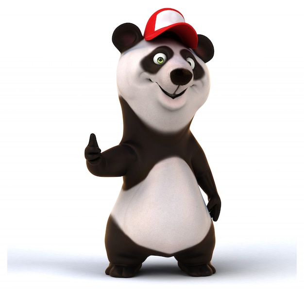 Lustiger Panda