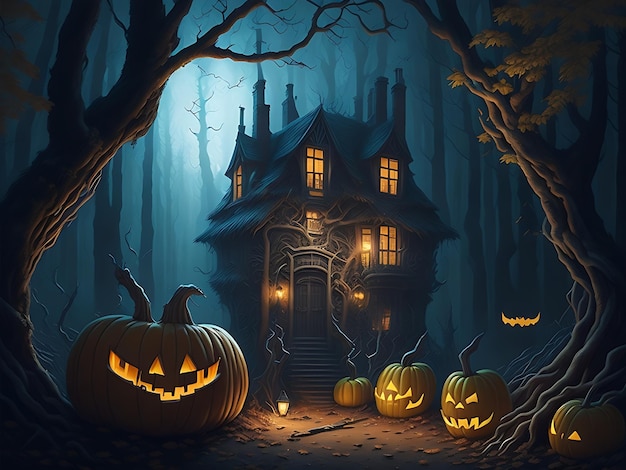 Foto lustiges halloween-bild