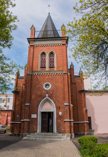 Lutherische Kirche - ein historisches Gebäude in Polozk, Weißrussland, ein Baudenkmal