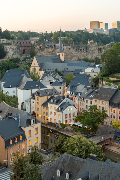 Luxemburg Stadt Nacht