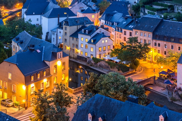 Luxemburg-Stadt Nacht