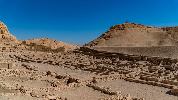 Luxor Ägypten Deir elMedina ist ein altes ägyptisches Dorf