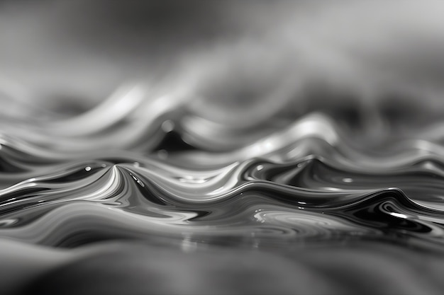 Luxuoso desfocamento de escalas de cinza com um toque de abstração