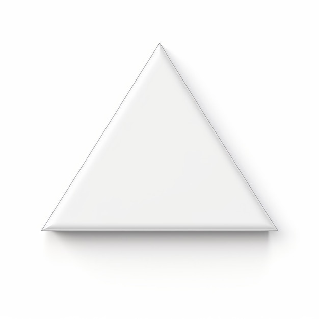 Luxuoso Neogeo Minimalismo Triângulo Branco Pendurado na Parede