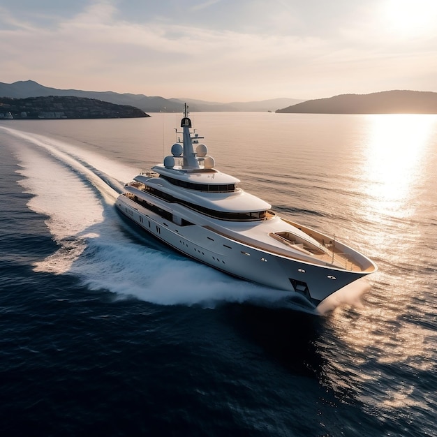 Luxuriöse Maritime Retreat Superyacht bei Sea AI