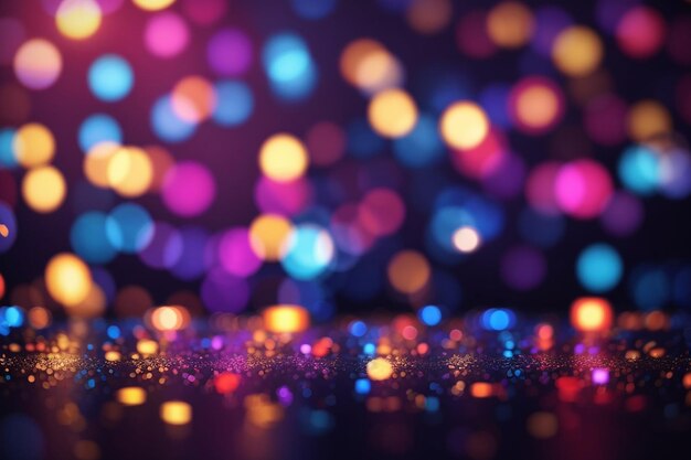 Luxuriöser farbenfroher Bokeh-Hintergrund Abstrakte Lichter verschwimmen den Bokeh- Hintergrund