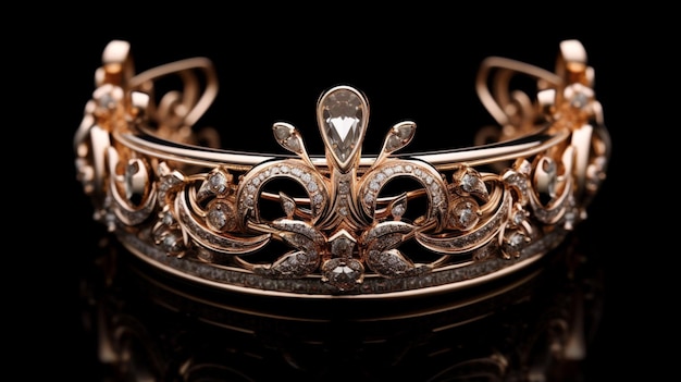 Foto luxuriöser tiara-schmuck für frauen