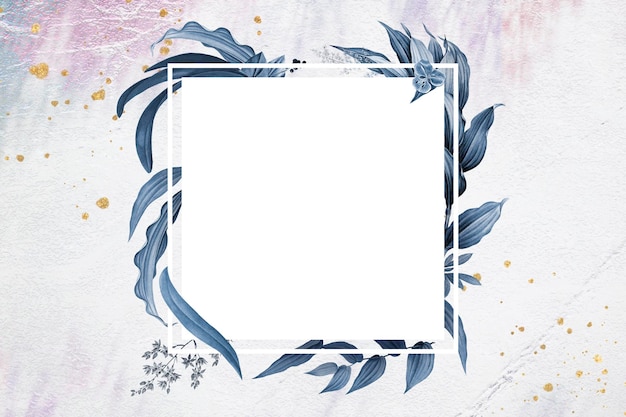 Luxuriöses Blumen-Hochzeitrahmen-Design