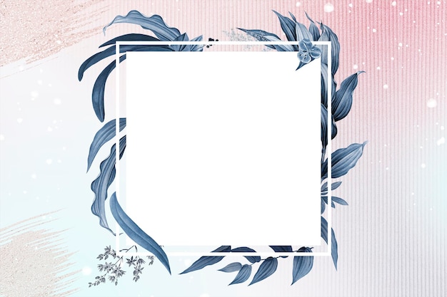 Luxuriöses Blumen-Hochzeitrahmen-Design