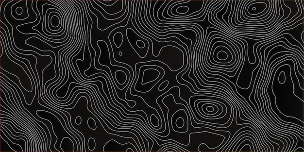 Luxuriöses schwarzes abstraktes Linienkunst-Hintergrund-Vektortapeten-Design für Stoffverpackungswebs