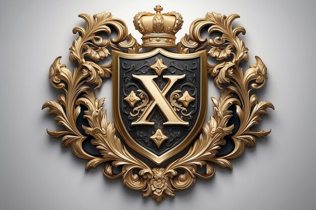 Luxury Crest mit X