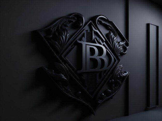 Foto luxury fb buchstabenvektor-logo bf buchstabenvektor-logo vorlage