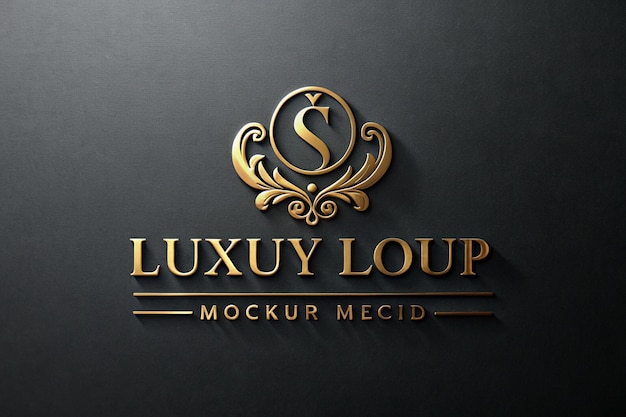 Luxury Golden Logo-Mockup-Design