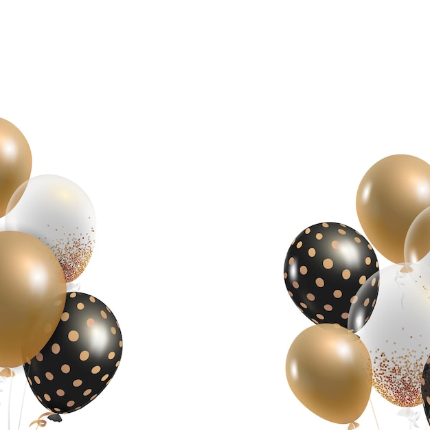 Luxus-Balloons-Randrahmen png mit durchsichtigem Hintergrund