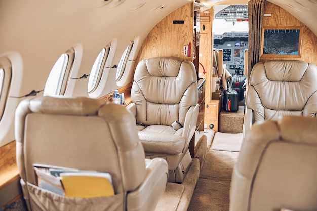 Luxus-Business-Jet-Privatsalon