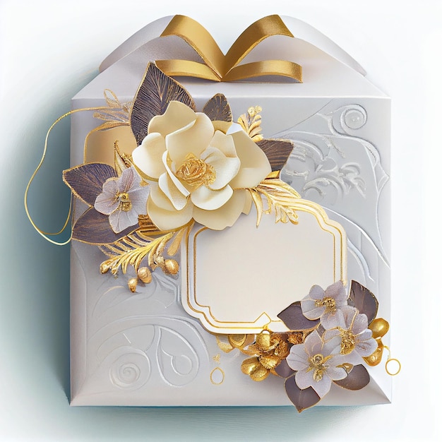Luxus-Geschenkbox mit Ornamenten