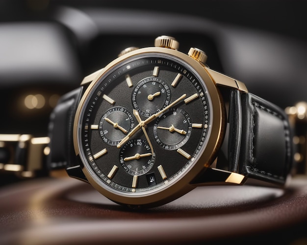 Luxus-Gold-Armbanduhr für Männer und Frauen