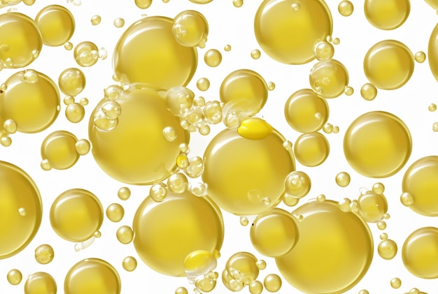 Luxus-Gold-Kosmetik-Essenz flüssige Blasen Moleküle Antioxidans der flüssigen Blasen