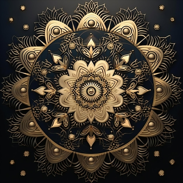 Luxus-Mandala-Hintergrund