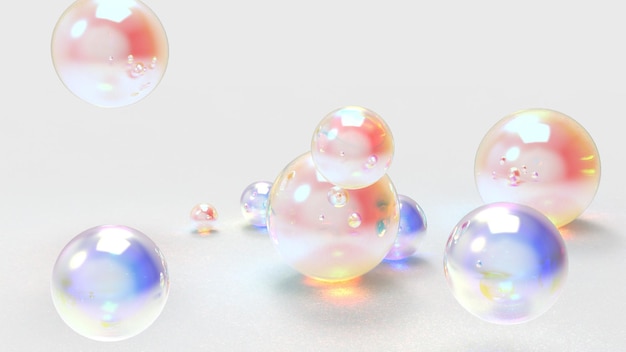 Luxus Perlen Hintergrund Perlen Hintergrund 3D übertragen