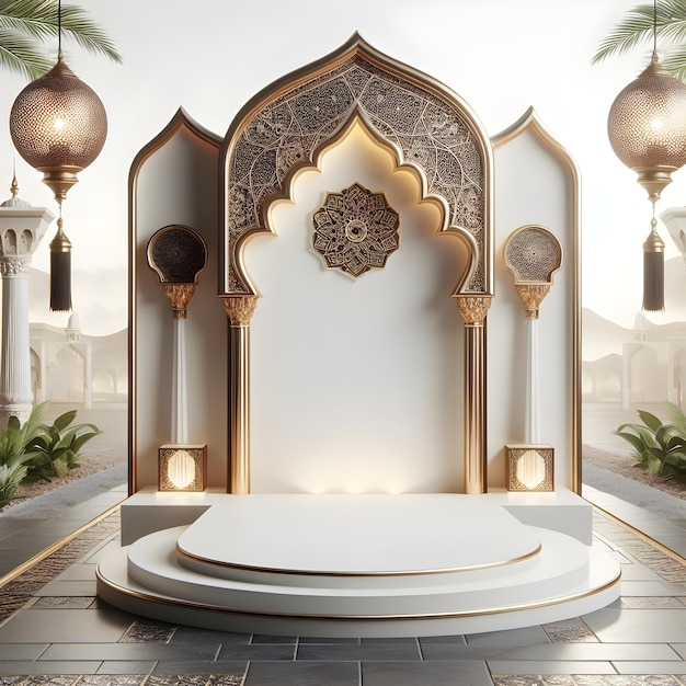 Luxus-Ramadan-Podium