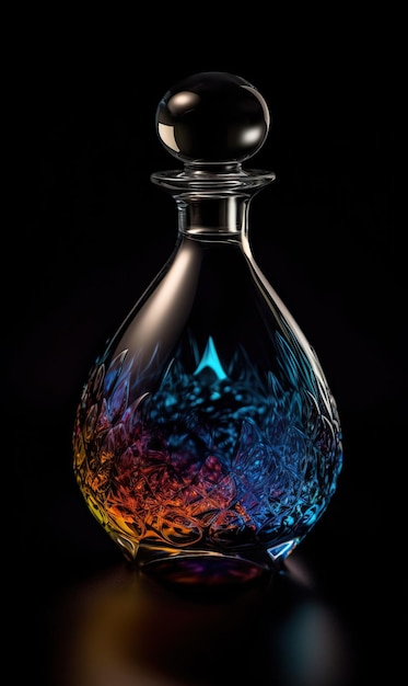Luxus schöne Parfümflasche Produktfotografie Generative Ai