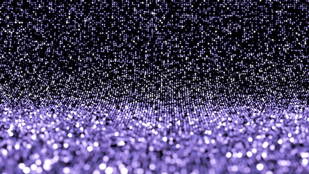 Luxus Urlaub Glitter Hintergrund. 3D-Darstellung, 3D-Rendering.