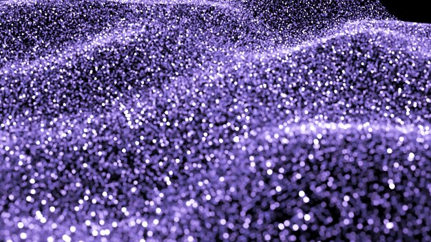 Luxus Urlaub Glitter Hintergrund. 3D-Darstellung, 3D-Rendering.