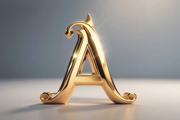 Luxusbrief ein Logo königlicher goldener Stern