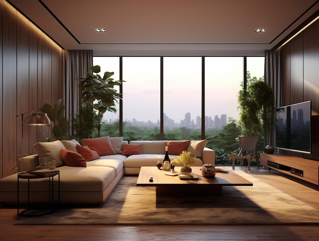 Luxuszimmer im Regenwald Immobilien-Design